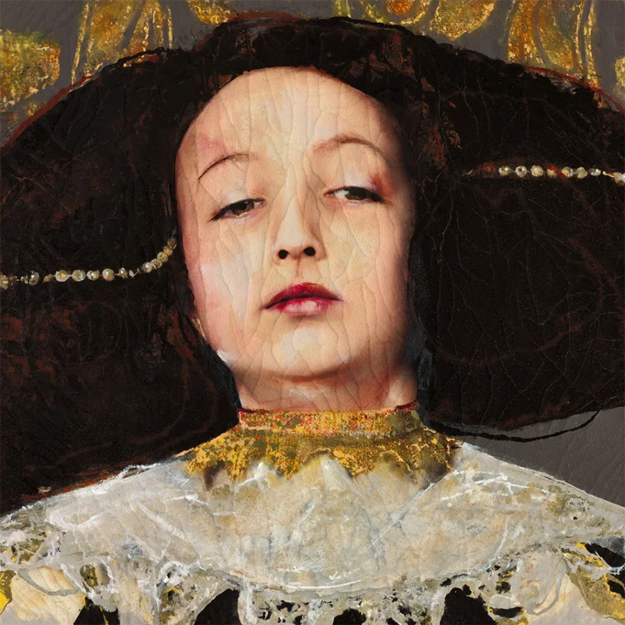 Artista pintora Lita Cabellut, cuadro 19