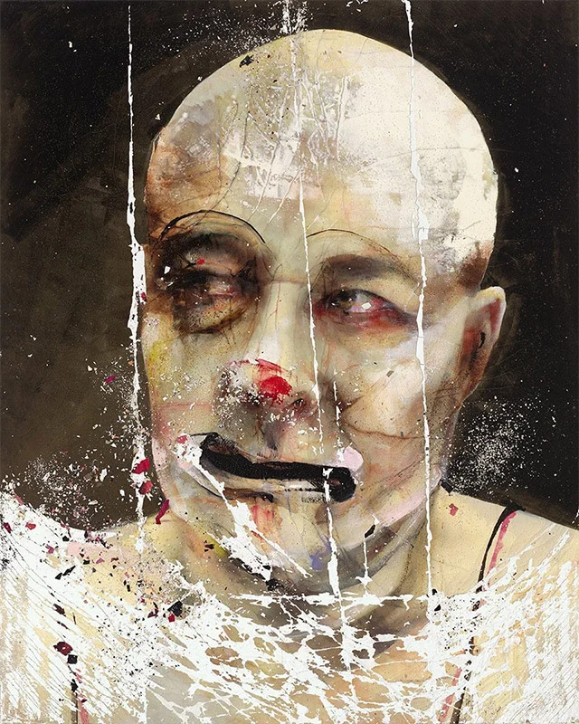 Artista pintora Lita Cabellut, cuadro 2