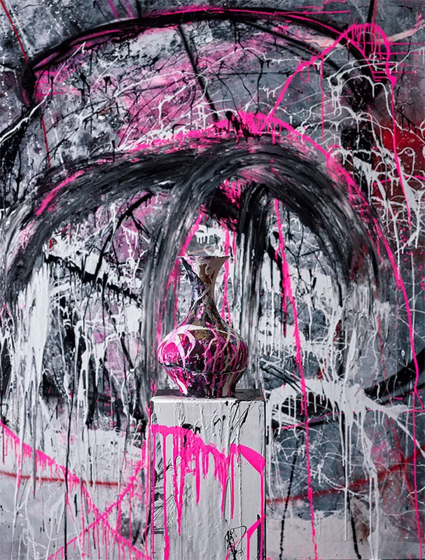 Artista pintora Lita Cabellut, cuadro 20