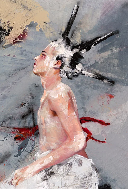 Artista pintora Lita Cabellut, cuadro 8