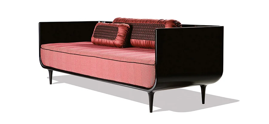 Sofá Phonique, diseño de Nika Zupanc, vista lateral Sofá Phonique, diseño de Nika Zupanc, vista lateral