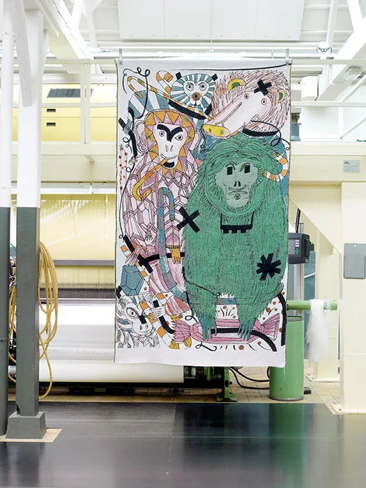 Imagen 4, tapiz colección Fauna, del diseñador Jaime Hayon Imagen 4, tapiz colección Fauna, del diseñador Jaime Hayon