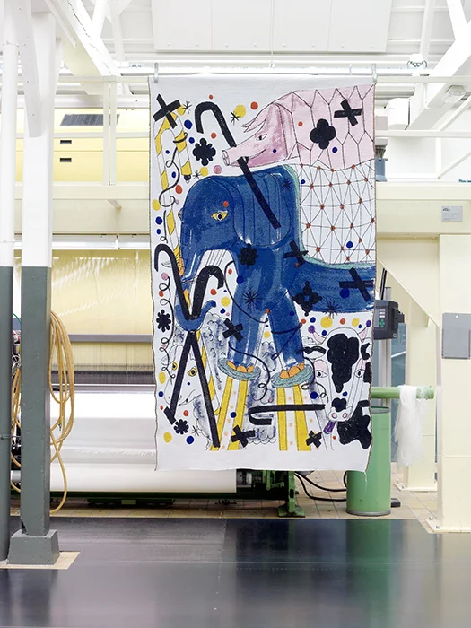 Imagen 5, tapiz colección Fauna, del diseñador Jaime Hayon Imagen 5, tapiz colección Fauna, del diseñador Jaime Hayon