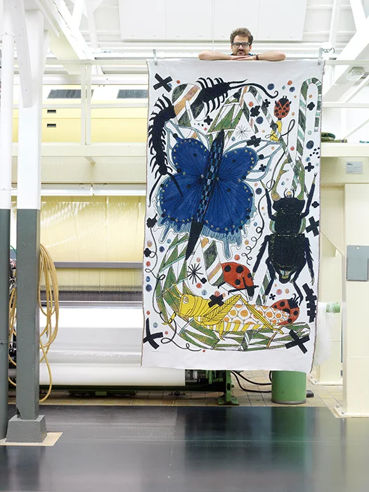 Imagen 6, tapiz colección Fauna, del diseñador Jaime Hayon Imagen 6, tapiz colección Fauna, del diseñador Jaime Hayon