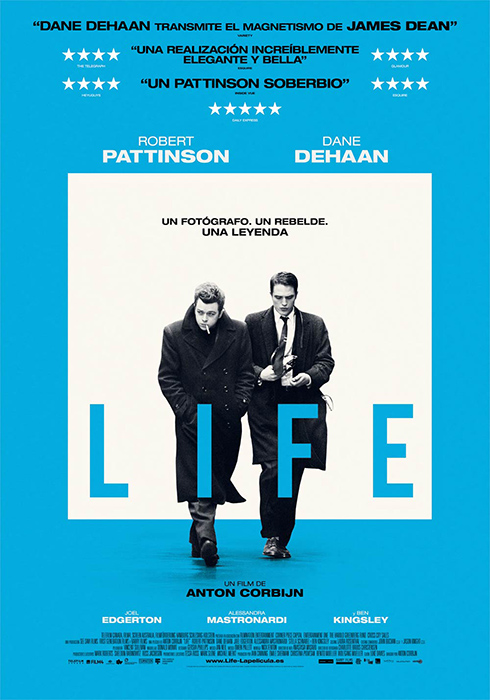 Cartel de la película "Life" de Anton Corbijn sobre la vida de James Dean