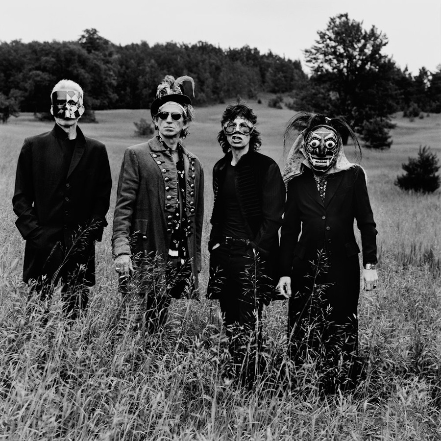 Fotografía de The Rolling Stones de Anton Corbijn.