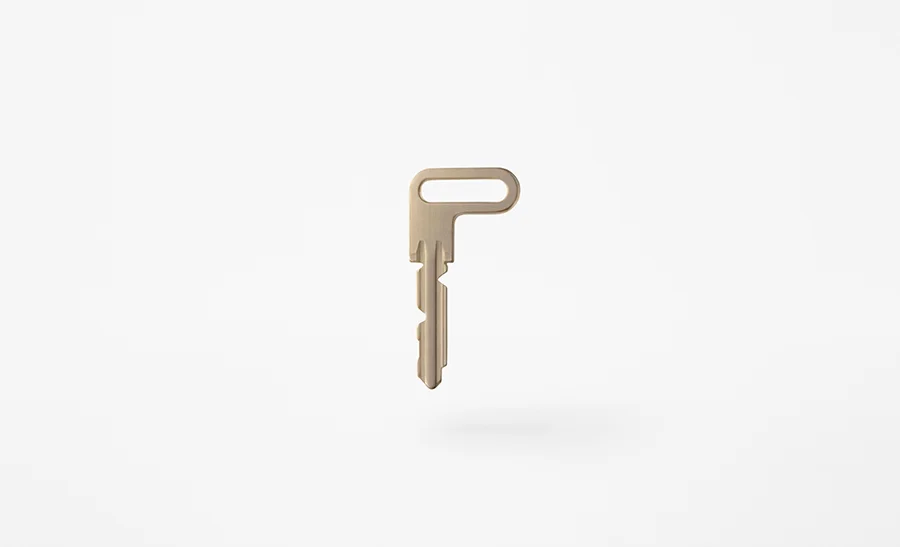L Door, llave de puerta diseño de Oki Sato de Estudio Nendo L Door, llave de puerta diseño de Oki Sato de Estudio Nendo