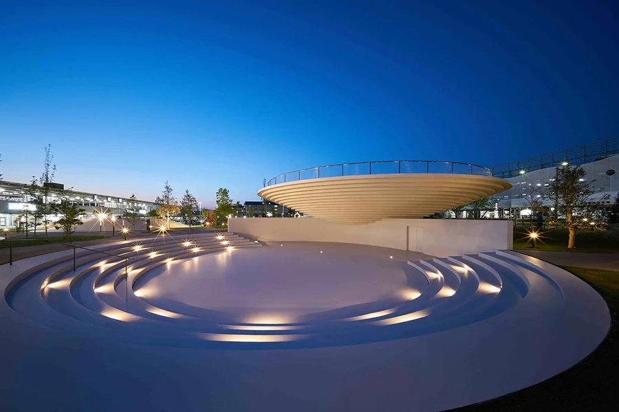 Diseño del proyecto de arquitectura de la Plaza Estacion de Tenri realizado por Oki Sato y Estudio Nendo, 8 Diseño del proyecto de arquitectura de la Plaza Estacion de Tenri realizado por Oki Sato y Estudio Nendo, 8