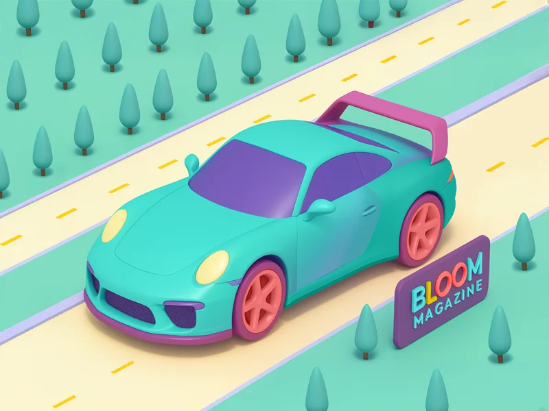 Bloom Magazine coche deportivo Bloom Magazine coche deportivo