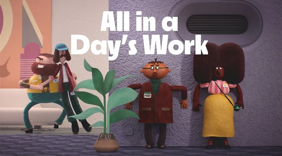 All in a Day's Work, 12 piezas de animación 3D y Stop Motion realizadas por Mailchimp y It’s Nice That