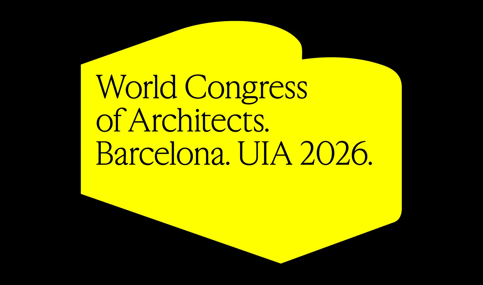 Congreso mundial de Arquitectos de la UIA, Barcelona 2026