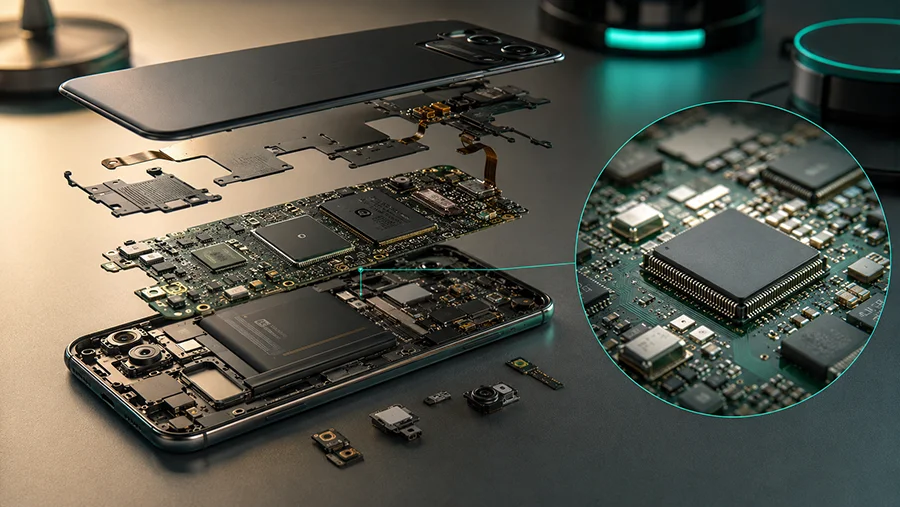 Los semiconductores son claves en los dispositivos móviles