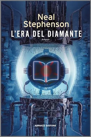 Otra portada del libro La era del diamante de Neal Stephenson.